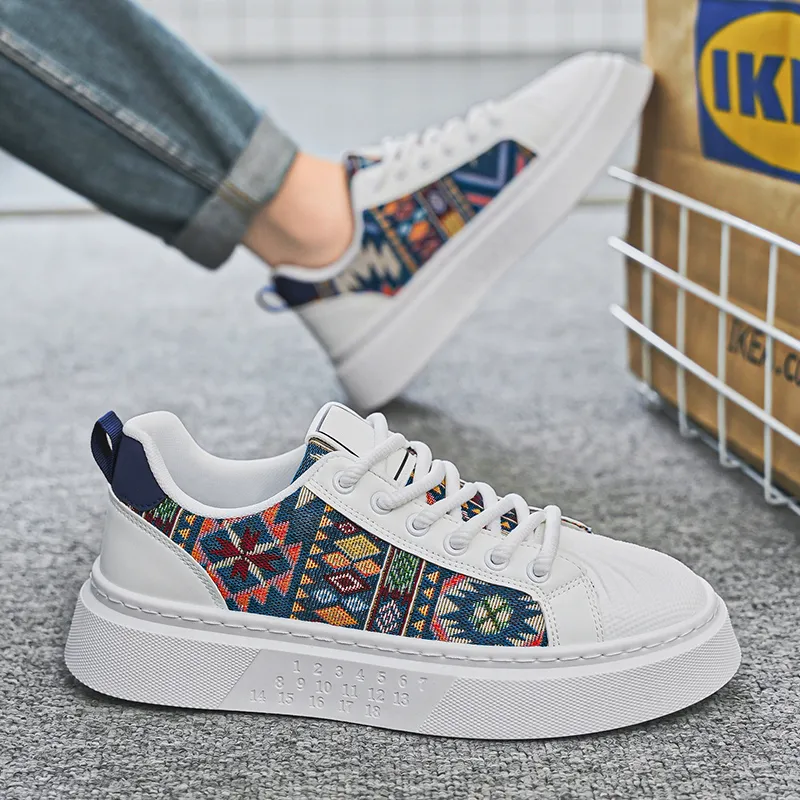 Wooden Rabbit Slip Resistant, Abrasion Resistant, Breathable Low Top Skateboard Shoes Men's-13