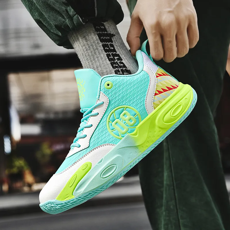 Wooden Rabbit Anti Slip Wear Resistant Basketball Shoes Unisex-13