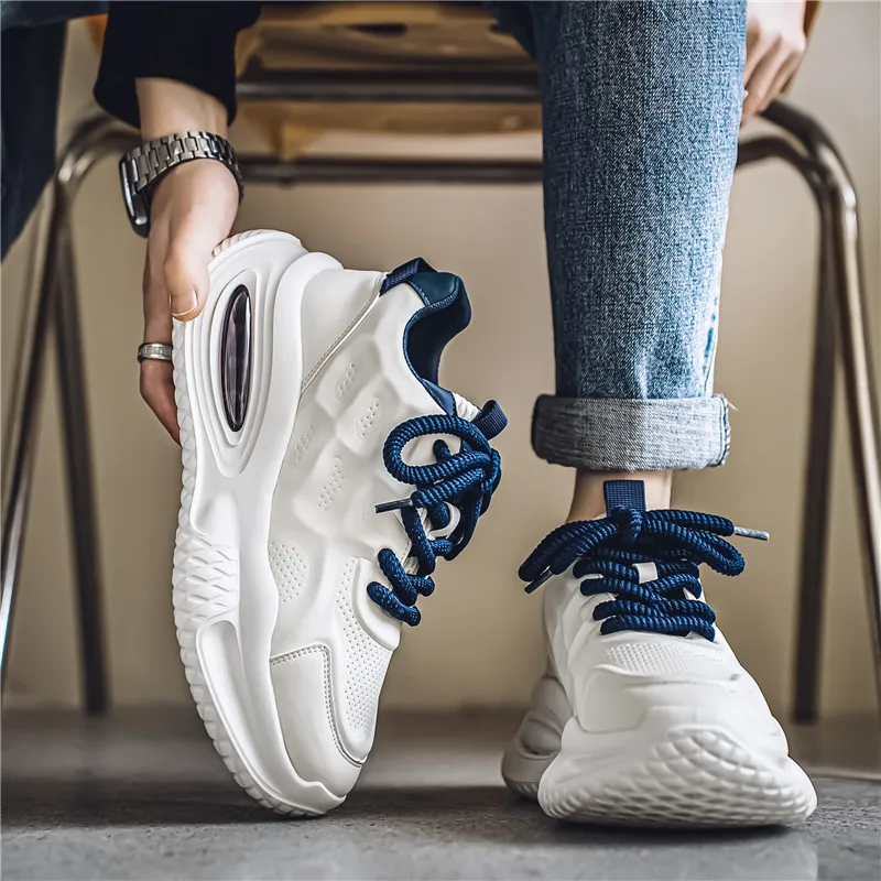 Wooden Rabbit Low Top Chunky Sneakers Men's-8