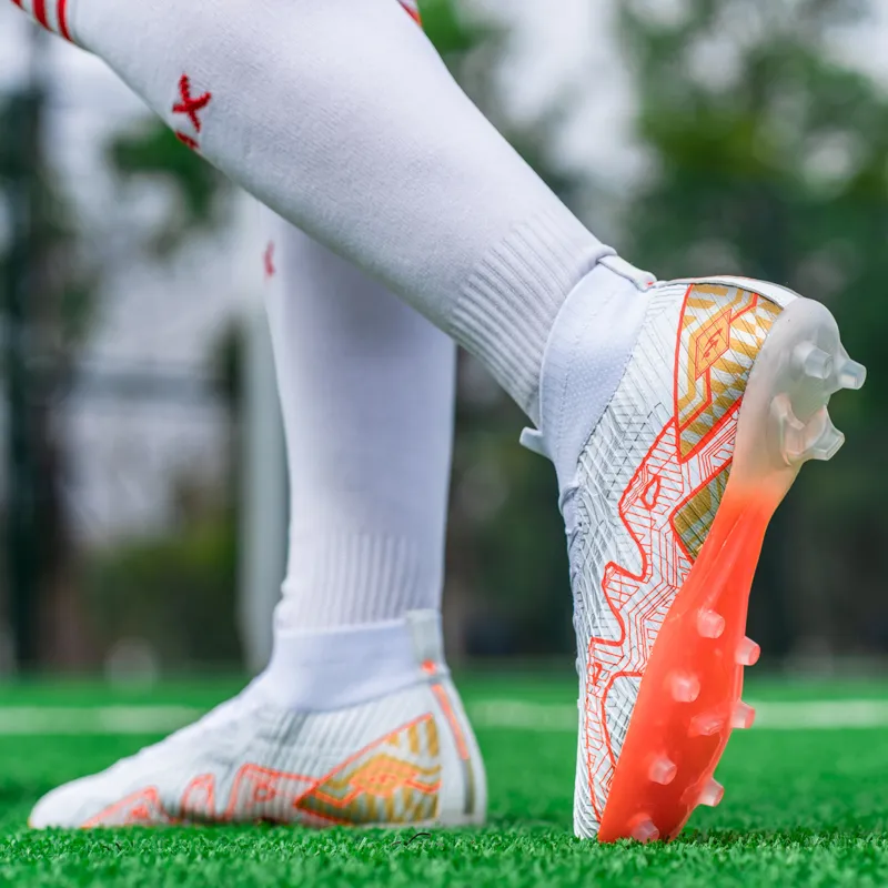 Wooden Rabbit AG Short Rubber Studs FG Long Rubber Studs Anti Slip Wear Resistant Soccer Shoes Unisex-8