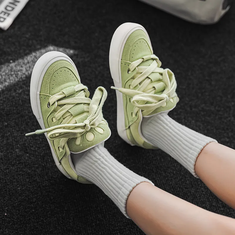 Wooden Rabbit Abrasion Resistant Slip Resistant Low Top Skateboard Shoes Unisex-26
