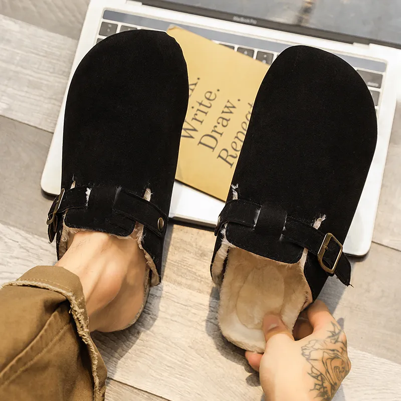 Wooden Rabbit Closed Toe Slippers Unisex-3