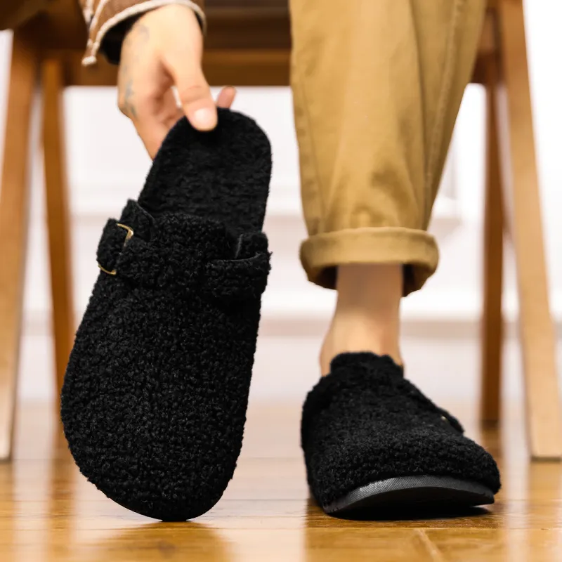 Wooden Rabbit Closed Toe Slippers Unisex-3