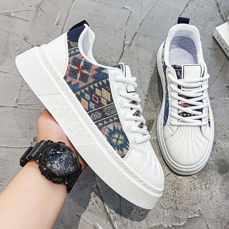 Wooden Rabbit Slip Resistant, Abrasion Resistant, Breathable Low Top Skateboard Shoes Men's-11