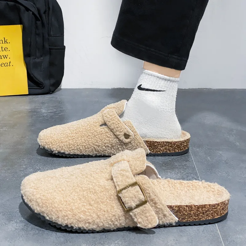 Wooden Rabbit Closed Toe Slippers Unisex-7