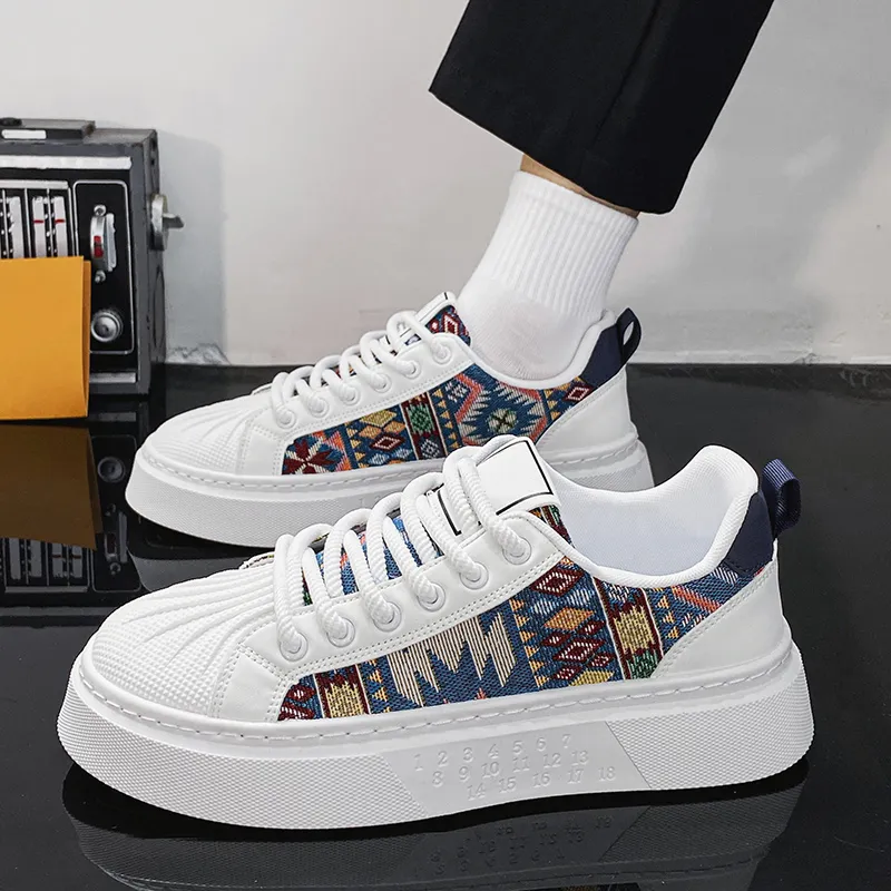 Wooden Rabbit Slip Resistant, Abrasion Resistant, Breathable Low Top Skateboard Shoes Men's-12