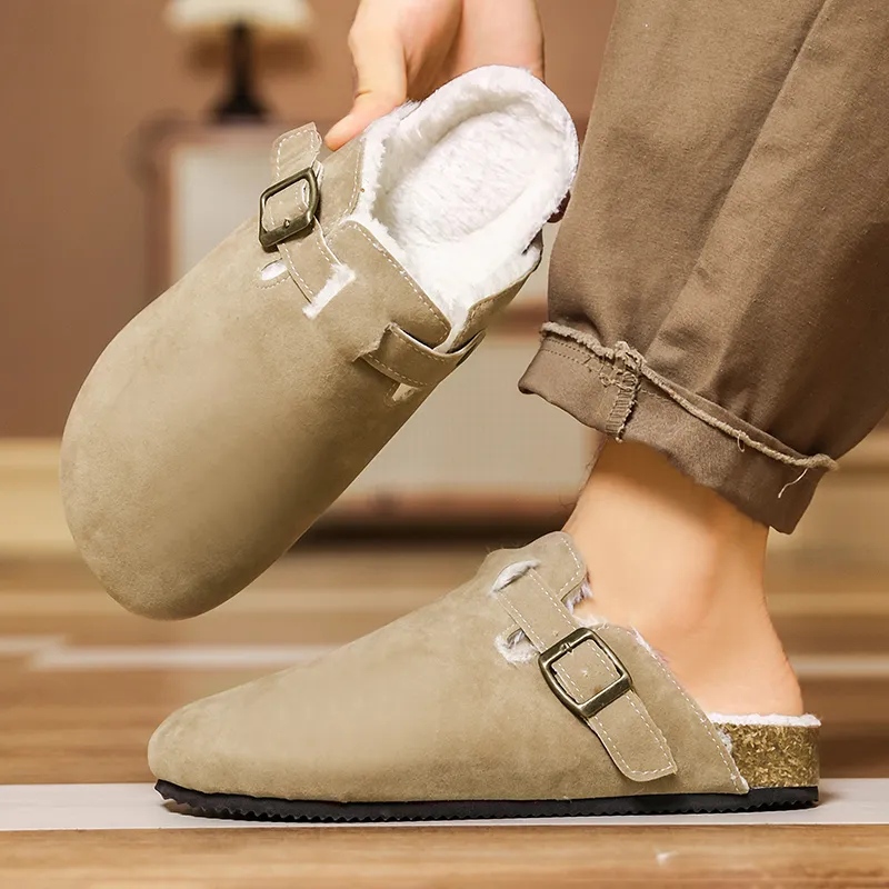 Wooden Rabbit Closed Toe Slippers Unisex-14