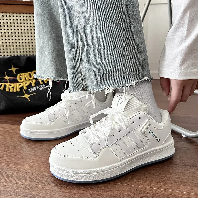 Wooden Rabbit Low Top Skateboard Shoes Unisex-64