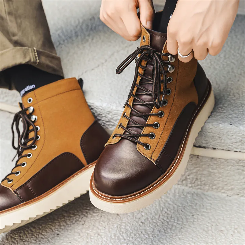 Wooden Rabbit Martin Boot Men's Coffee-4