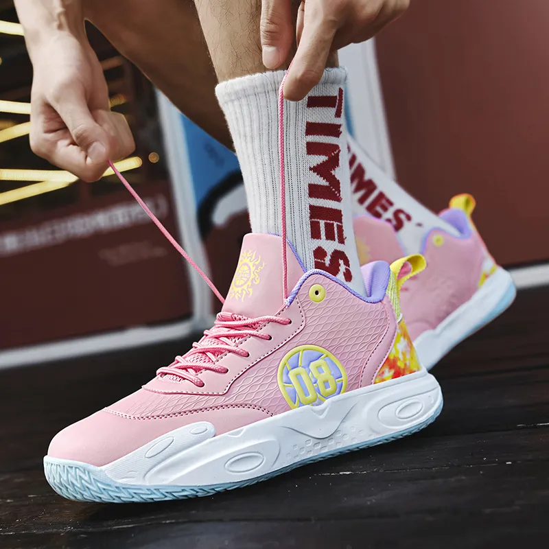 Wooden Rabbit Anti Slip Wear Resistant Basketball Shoes Unisex-8