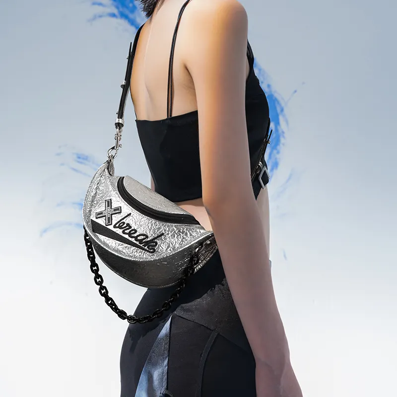 Xbreak Artificial Leather Sling Bags One Shoulder Crossbody Fanny Pack Small Size Unisex Multicolor-13