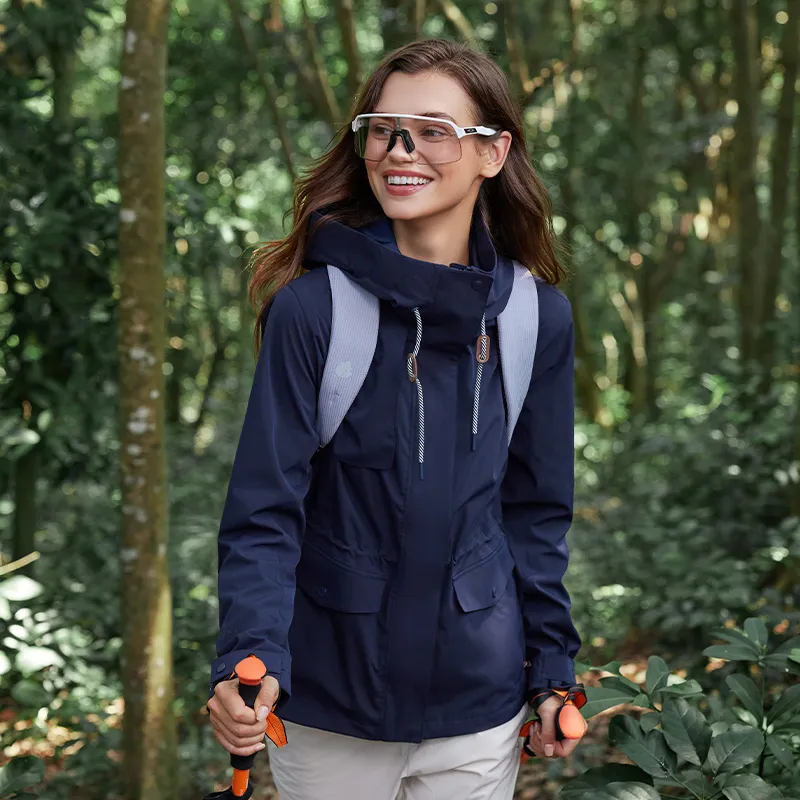 Lafuma Sports & Outdoors Outdoor Hiking Water Resistant Windproof Breathable Windbreaker Jacket Women's-1