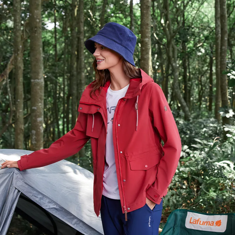 Lafuma Sports & Outdoors Outdoor Hiking Water Resistant Windproof Breathable Windbreaker Jacket Women's-11