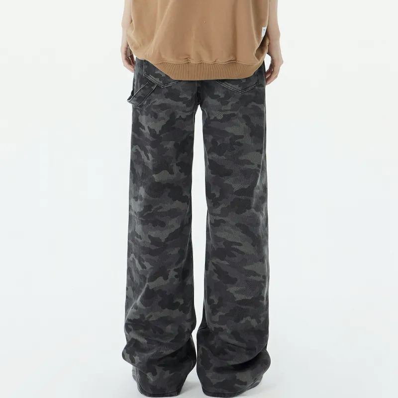 Ghost Mask Jeans Unisex Camouflage-3