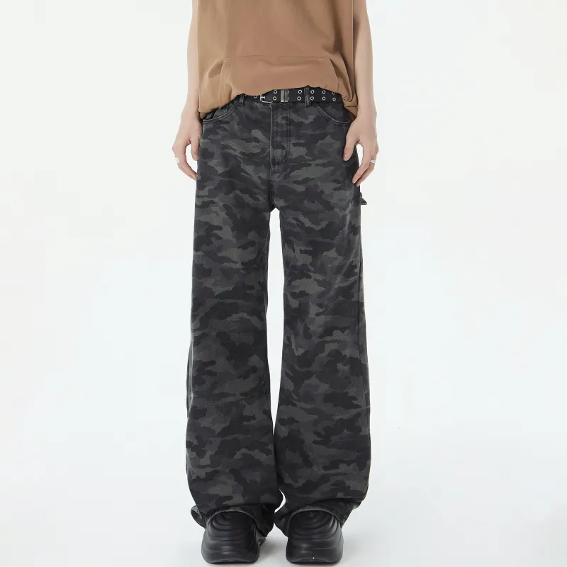 Ghost Mask Jeans Unisex Camouflage-2