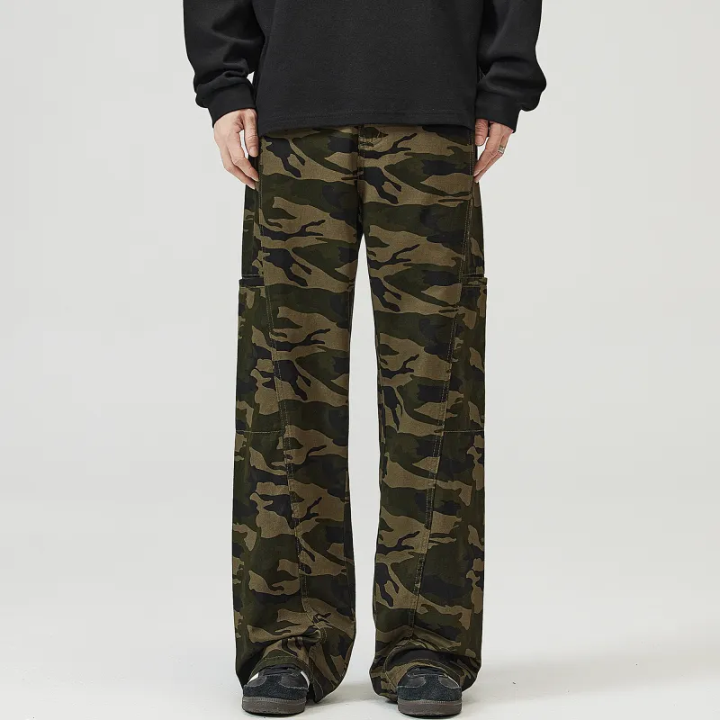 Ghost Mask Jeans Unisex Camouflage-2