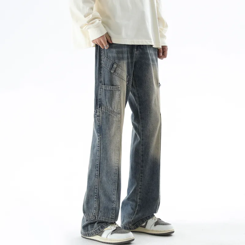 Ghost Mask Jeans Unisex Blue-4