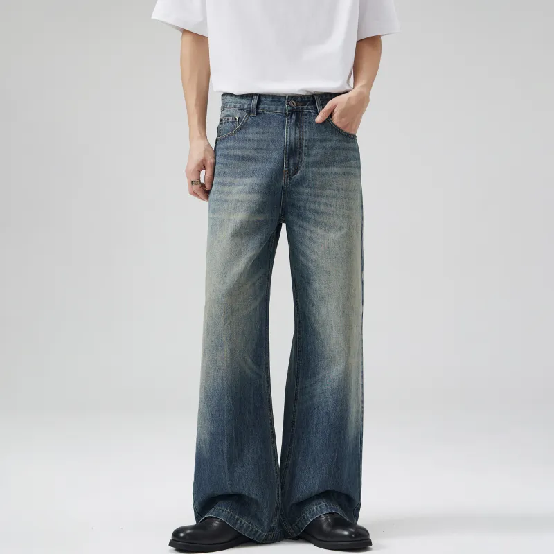 Ghost Mask Jeans Unisex Vintage Blue-2