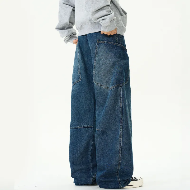 Ghost Mask Jeans Unisex Blue-3