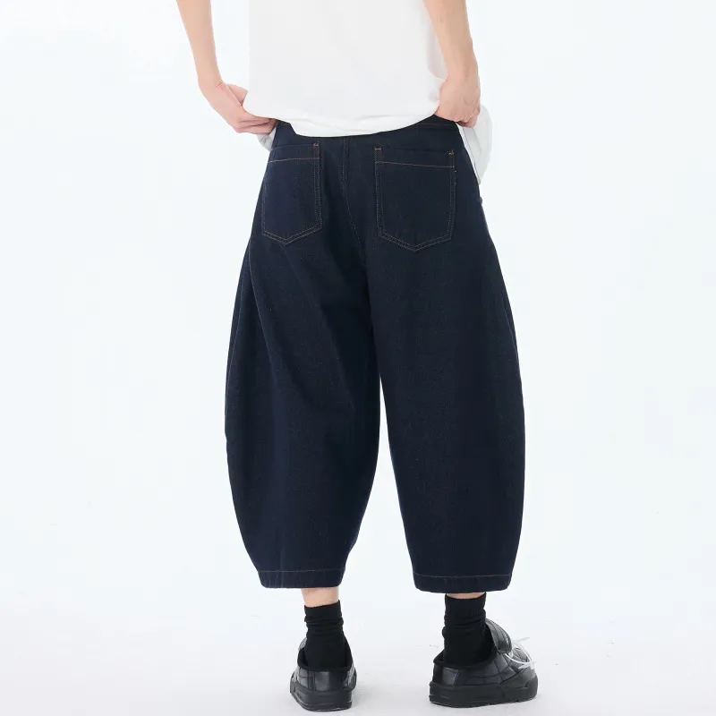 Ghost Mask Denim Shorts Unisex-8