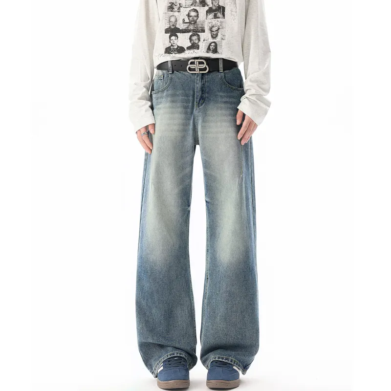 Ghost Mask Jeans Unisex Blue-3