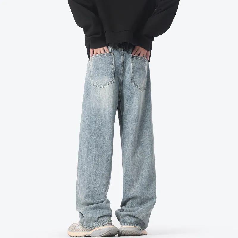 Ghost Mask Jeans Unisex Blue-4
