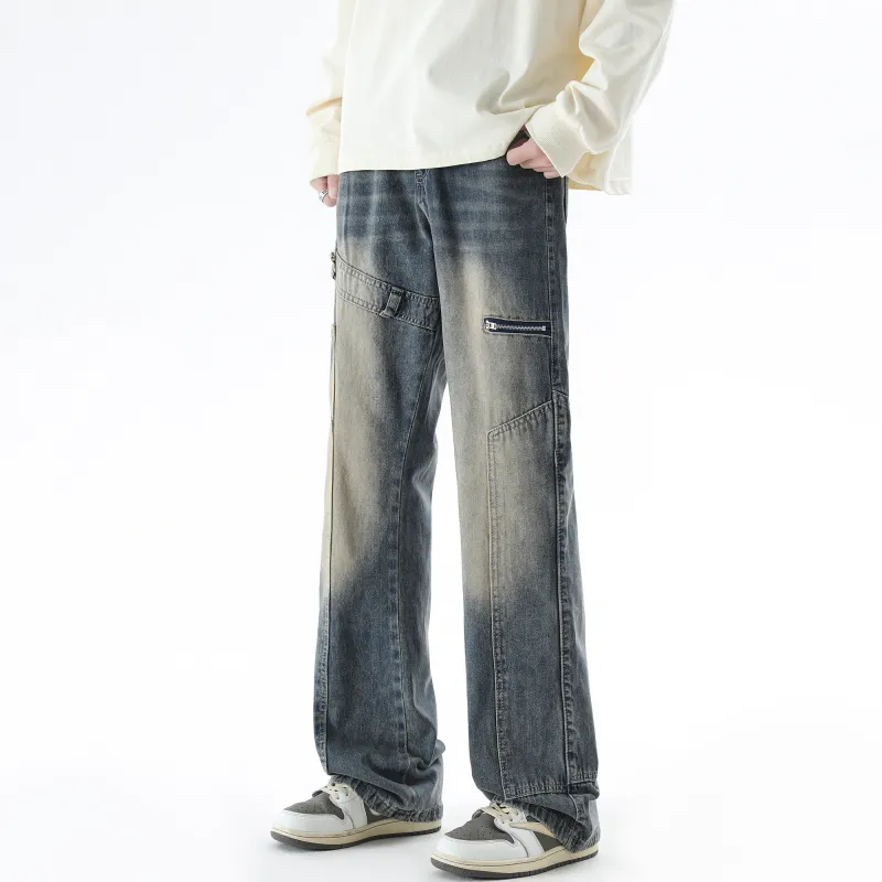 Ghost Mask Jeans Unisex Blue-2