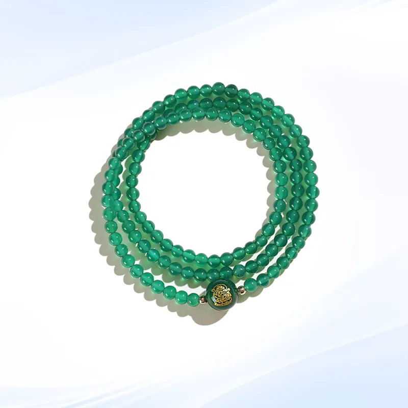 Love Link Natural Agate Bracelets Women's-7
