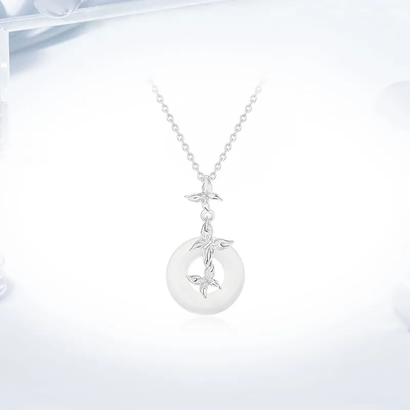 Love Link Chalcedony Necklaces Women's-1