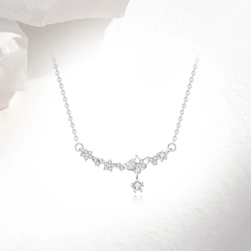 Love Link 925 Sterling Silver Necklaces Women's-2