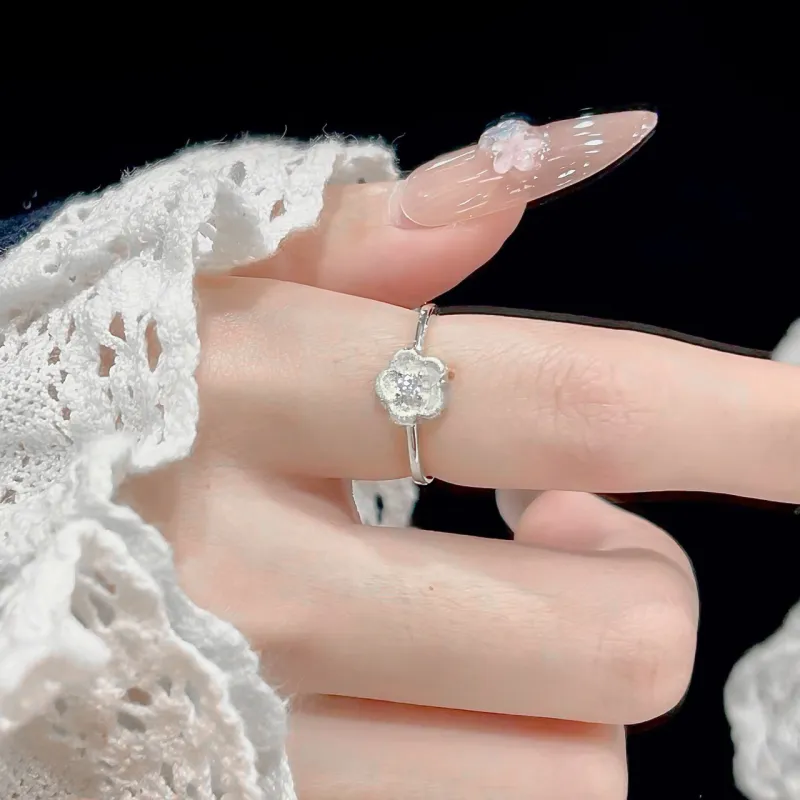 Love Link 925 Sterling Silver Rings Women's-8
