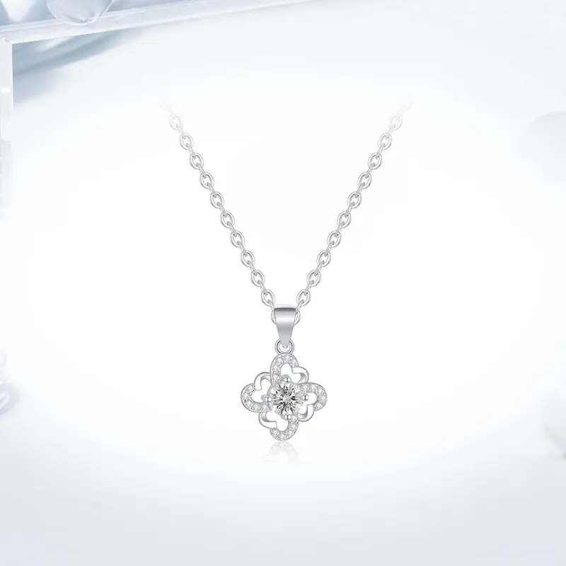 Love Link 999 Fine Silver Necklaces Women's-2