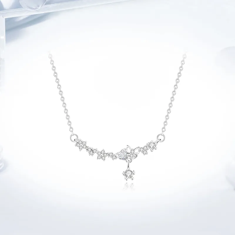 Love Link 925 Sterling Silver Necklaces Women's-1