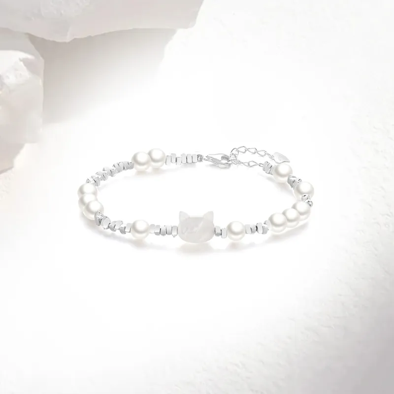 Love Link 925 Sterling Silver Bracelets Women's-2