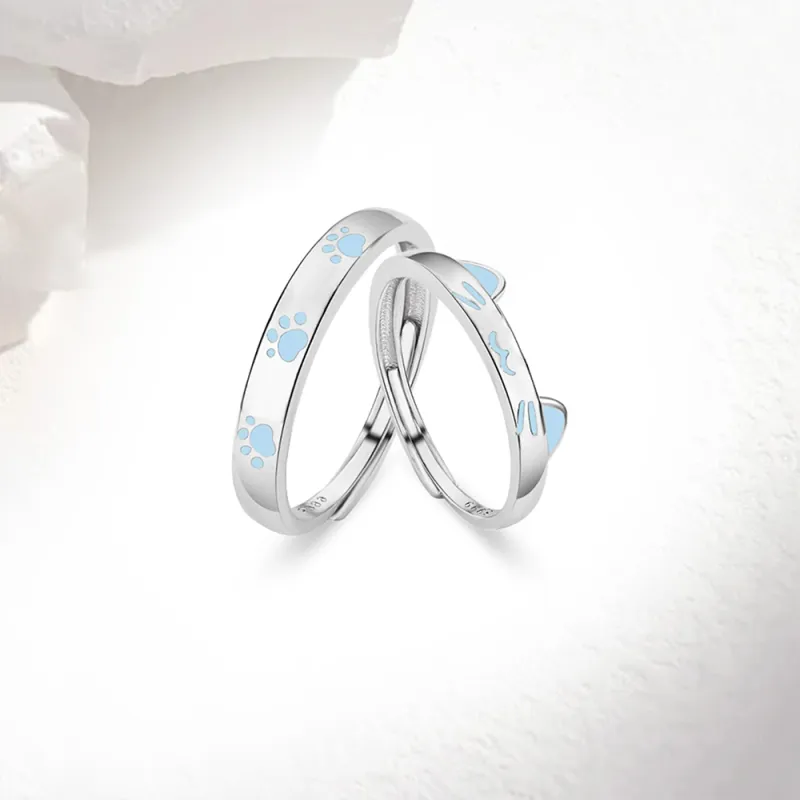 Love Link 999 Fine Silver Rings Unisex-1