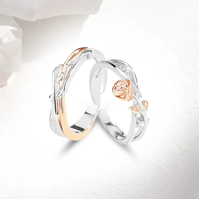 Love Link 999 Fine Silver Rings Unisex-2