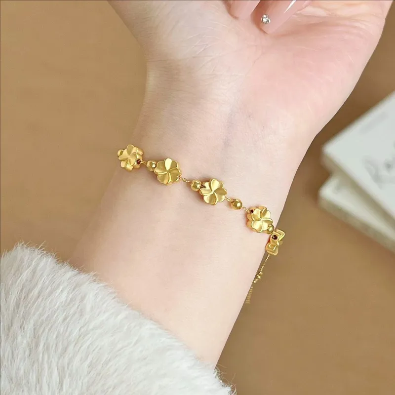 Love Link 999 Fine Silver Bracelets Women's-5