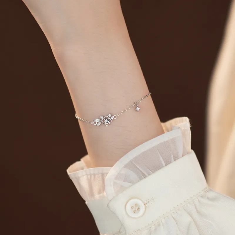 Love Link S925 Silver Bracelets Women's-2