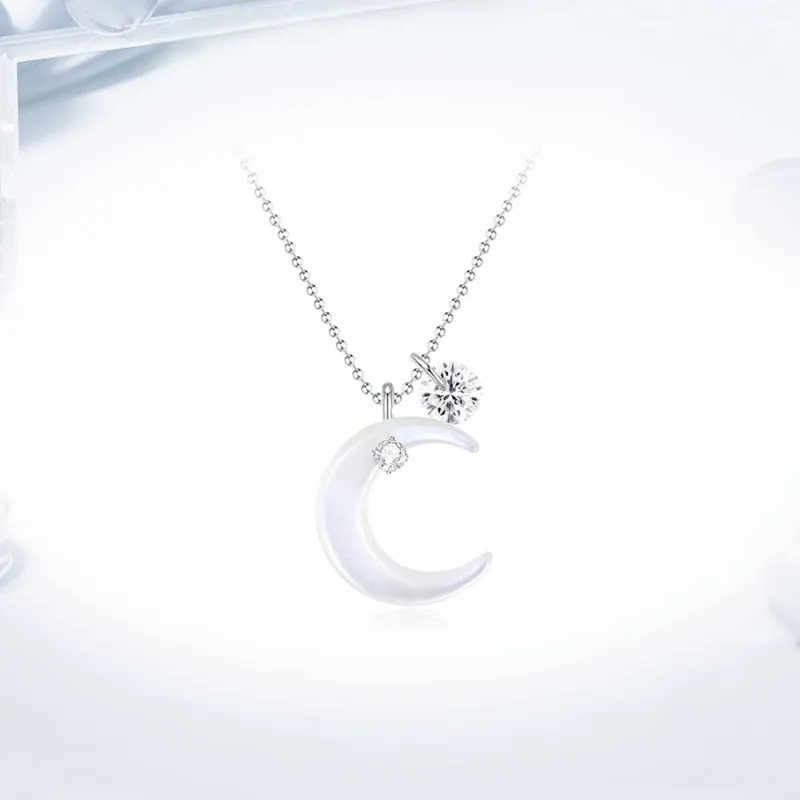 Love Link 925 Sterling Silver Necklaces Women's-2