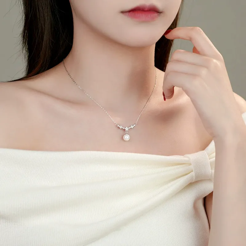 Love Link 925 Sterling Silver Necklaces Women's-2