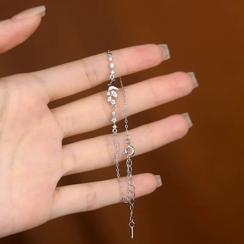 Love Link 925 Sterling Silver Bracelets Women's-3
