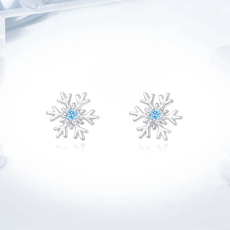 Love Link 925 Sterling Silver Stud Earrings Women's-3