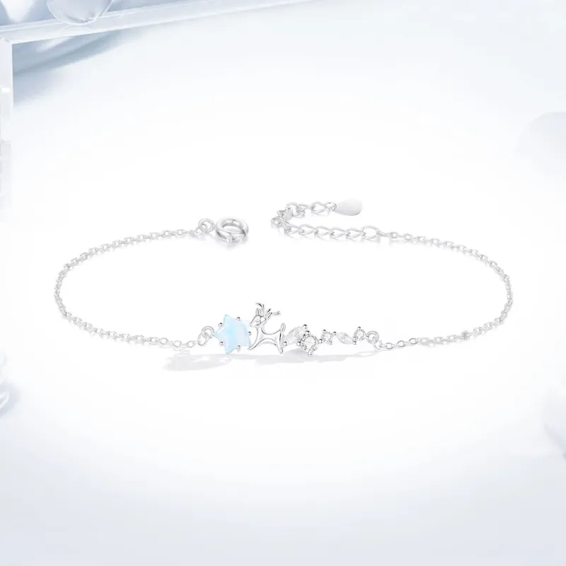 Love Link 925 Sterling Silver Bracelets Women's-4