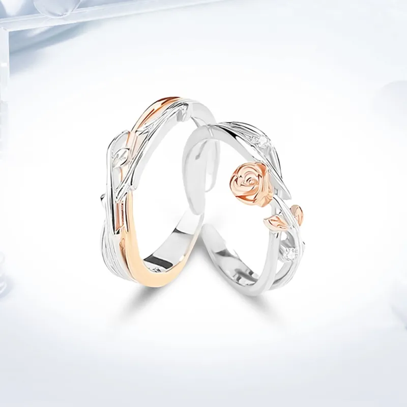 Love Link 999 Fine Silver Rings Unisex-1