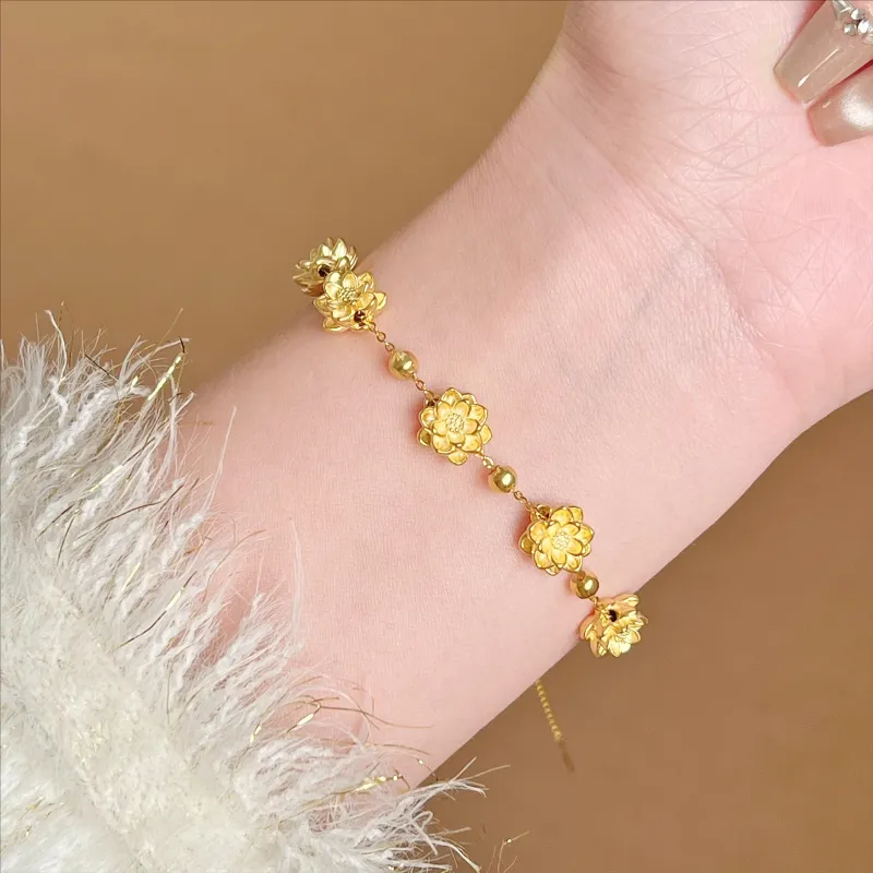Love Link 999 Fine Silver Bracelets Women's-3