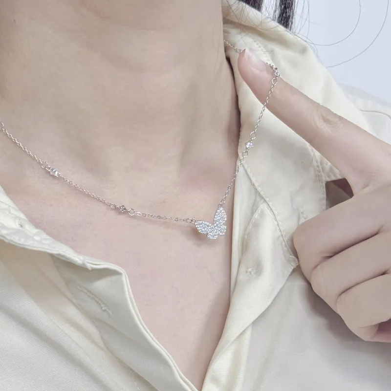 Love Link 999 Fine Silver Necklaces Women's-4