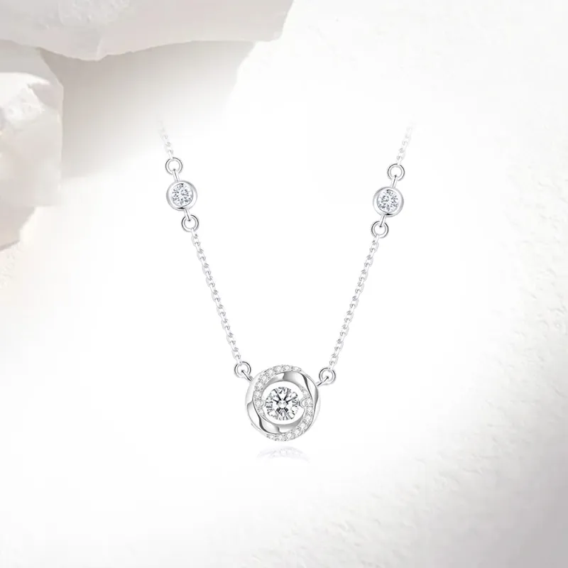 Love Link 925 Sterling Silver Necklaces Women's-2