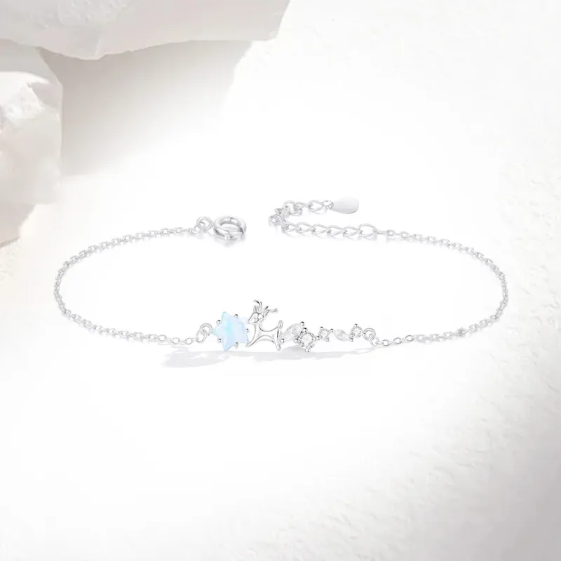 Love Link 925 Sterling Silver Bracelets Women's-3