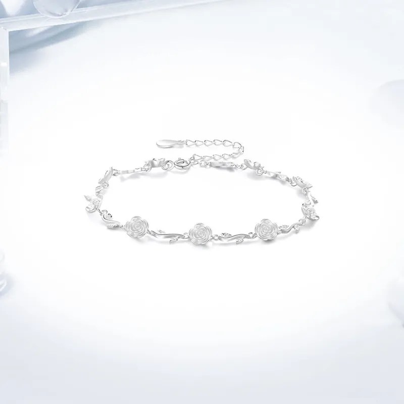 Love Link 999 Fine Silver Bracelets Women's-1