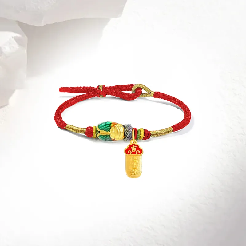 Love Link Alloy Rope Bracelets Unisex-1